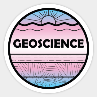 Trans Pride Geoscience Cross Section Sticker